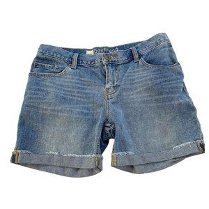 Mossimo Premium Boyfriend Denim Shorts Size 6